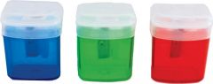 Cutii arhivare, alonje Q-connect Standardgraph LOCALE TED Electric Protectia muncii pbs EBERHARD FABER Trunki Edtech Lyra Donau Data flash Artiglio, Ascutitoare plastic simpla cu container plastic Artiglio - culori asortate - vectordirect.ro
