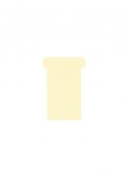 Djois, DJOIS T-cards, din hartie, 100buc/set, format 2 - (85 x 48mm, top 60mm) - bej - vectordirect.ro