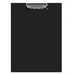 Clipboard Alco Esselte Q-connect, Clipboard dublu A5, plastifiat PVC, Q-Connect - negru - vectordirect.ro