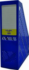 Birotica Kejea, Suport vertical plastic pentru cataloage, 75mm, KEJEA - albastru - vectordirect.ro