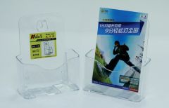 Display-uri de prezentare, Display plastic pentru brosuri, de birou/perete, 1 x A5, KEJEA - transparent - vectordirect.ro