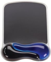 Cutii arhivare, alonje, Mouse Pad Kensington Duo Gel, cu suport ergonomic pentru incheietura mainii, cu gel, albastru/negru - vectordirect.ro