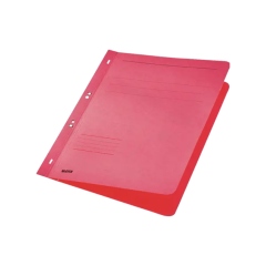 Dosare si folii de protectie, Dosar cu sina Leitz 1/1, carton, A4, cu capse, 170 coli, rosu - vectordirect.ro