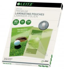 Laminatoare, folii laminare Leitz, Folie laminare LEITZ UDT, la cald, A4, 80 mic, 100 buc/ set - vectordirect.ro