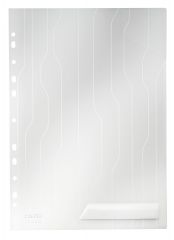 Leitz, Mapa LEITZ CombiFile, cu eticheta, PP, A4, 200 mic, 40 coli, pre-perforata, 5 buc/set, transparent - vectordirect.ro