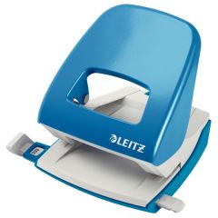 Birotica Leitz, Perforator metalic LEITZ 5008 NeXXt Series, 30 coli, albastru-deschis - vectordirect.ro
