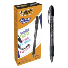 Linere Donau BIC, ROLLER 0.7MM NEGRU GEL-OCITY ILLUSION BIC - vectordirect.ro