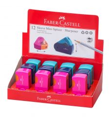 Ascutitori, ASCUTITOARE PLASTIC SIMPLA SLEEVE-MINI TREND 2019 FABER-CASTELL - vectordirect.ro