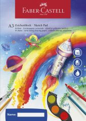Rechizite scolare, BLOC DESEN A3 10 FILE 100G/MP FABER-CASTELL - vectordirect.ro