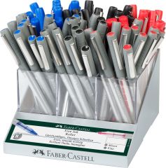 Instrumente de scris de lux, DISPLAY 72 BUC ROLLER FREE INK 0.5/0.7 MM FABER-CASTELL - vectordirect.ro