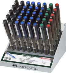 Pixuri, rollere & rezerve, DISPLAY 40 BUC ROLLER FREE INK NEEDLE 0.5MM FABER-CASTELL - vectordirect.ro
