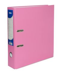 Noki, BIBLIORAFT PLASTIFIAT 7.5CM ROZ NOKI - vectordirect.ro
