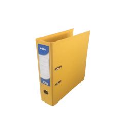 Noki, BIBLIORAFT PLASTIFIAT INT-EXT 7.5CM GALBEN NOKI - vectordirect.ro