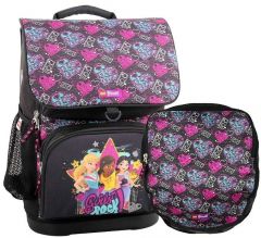 Rechizite scolare, Ghiozdan scoala Optimo + sac sport, LEGO Core Line - design Friends Girls Rock - vectordirect.ro