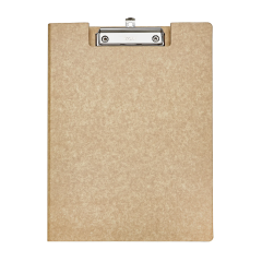 Clipboard Alco Optima Maul, Clipboard dublu A4, din carton dur, MAUL Balance - maro - vectordirect.ro