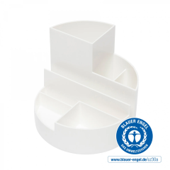 Cutii arhivare, alonje Maul Das Opus, Suport pentru instrumente de scris, 6 compartimente, din plastic reciclat, ECO MAUL - alb - vectordirect.ro