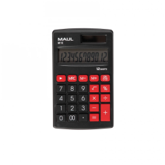 Cutii arhivare, alonje Maul Donau tech, Calculator de buzunar MAUL M12, 12 digits - negru - vectordirect.ro