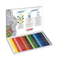 Cutii arhivare, alonje Q-connect Standardgraph LOCALE TED Electric Protectia muncii pbs Trunki Data flash Edtech Alpino, Creioane colorate, cutie metal, 36 culori/set, ALPINO Color Experience - vectordirect.ro
