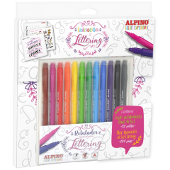 Alpino, Set caligrafie, 12 culori/set, ALPINO  Color Experience - vectordirect.ro