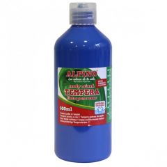 Banda adeziva, cuttere, Tempera lavabila, 500ml, Alpino - bleumarin - vectordirect.ro