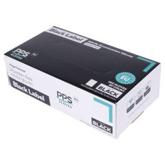 Cutii arhivare, alonje Pps, Manusi nitril PPS, unica folosinta, 100 buc/cutie - negre - marime     S - vectordirect.ro