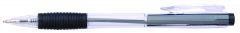 Pixuri cu mecanism, Pix cu mecanism, rubber grip, varf 0.7mm, Office Products - negru - vectordirect.ro