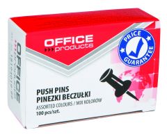 Cutii arhivare, alonje, Pioneze panou pluta, 100 buc/cutie, Office Products - vectordirect.ro