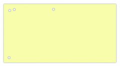 Separatoare, Separatoare biblioraft, carton 190 g/mp, 105 x 240mm, 100 buc/set, Office Products Duo - galben - vectordirect.ro