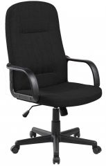 Scaune de birou, Scaun de birou, brate plastic, rotile, stofa, Office Products Malta - negru - vectordirect.ro