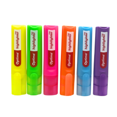 Textmarkere, Textmarker varf lat 1-4mm, Optima 720 - 6 culori/set - vectordirect.ro