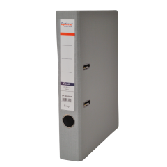 Bibliorafturi, Biblioraft plastifiat 5 cm Optima Classic A4 - gri - vectordirect.ro