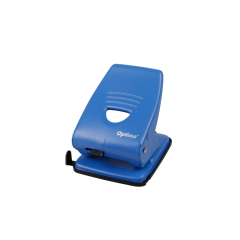 Perforatoare Optima Kangaro, Perforator metalic, 40 coli, Optima Premium MP40 - albastru - vectordirect.ro