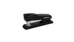 Capsatoare Optima, Capsator metalic, 30 coli, 136x58x40mm, capse 24/6, 26/6, 24/8, Optima MS30 - negru - vectordirect.ro