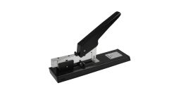 Capsatoare Optima, Capsator metalic, de mare capacitate, 100 coli, capse 23/6 - 23/13, Optima HDS100 - negru - vectordirect.ro