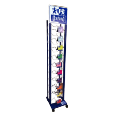 Oxford, Display de podea Oxford, dimensiuni 35X35,5X200 cm, 10 polite - vectordirect.ro