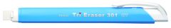 Banda adeziva, cuttere, Radiera mecanica PENAC Tri Eraser, triunghiulara, 100% cauciuc - corp albastru pastel - vectordirect.ro