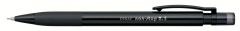 Noutati, Creion mecanic PENAC Non-Stop, rubber grip, 0.5mm, varf plastic - corp negru - vectordirect.ro