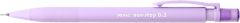 Noutati, Creion mecanic PENAC Non-Stop, rubber grip, 0.5mm, varf plastic - corp violet pastel - vectordirect.ro