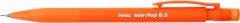 Noutati, Creion mecanic PENAC Non-Stop, rubber grip, 0.5mm, varf plastic - corp orange pastel - vectordirect.ro