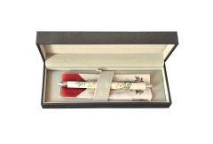 Cutii arhivare, alonje, Pix multifunctional de lux PENAC Maki-E - Hoo-oo, in cutie cadou, corp alb - vectordirect.ro