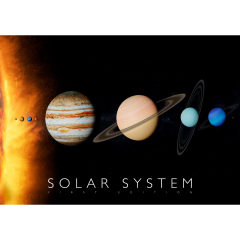 Edtech, Poster AR (Realitate Augmentata), Curiscope Multiverse, Sistemul Solar, format A1 - vectordirect.ro