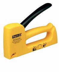 Tackere, capse si pistoale de capsat, Pistol de capsat Rapid R13E, blister, se foloseste cu capse 13/4-10, portocaliu - vectordirect.ro