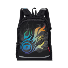 Rucsacuri scoala, Rucsac 2 compartimente NIKIDOM Roller Run Wild Fire - vectordirect.ro