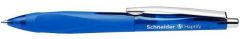 Pixuri, rollere & rezerve Schneider, Pix SCHNEIDER Haptify, rubber grip, clema metalica, corp albastru - scriere albastra - vectordirect.ro