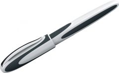 Cutii arhivare, alonje Schneider, Stilou SCHNEIDER Ray (tip L - stangaci) - corp alb/gri inchis - vectordirect.ro