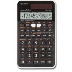 Calculatoare de birou, Calculator stiintific, 12 digits, 273 functii, 144x75x10 mm, dual power, SHARP EL-510RT - negru - vectordirect.ro