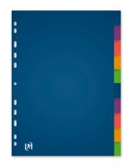 Cutii arhivare, alonje Brennenstuhl Oxford, Separatoare plastic color, A4, 120 microni, 10 culori/set, OXFORD - vectordirect.ro