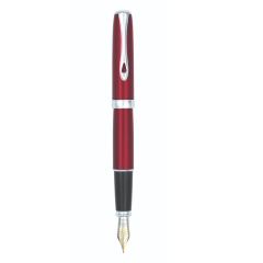 Diplomat, Stilou DIPLOMAT Excellence A2, cu penita M, aurita 14kt. - Magma Red - vectordirect.ro