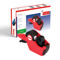 Etichete pret, Aparat pentru etichete de preturi 21 x 12 mm, TANEX - rosu - vectordirect.ro