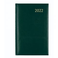Agende, Agenda 14x21cm,1zi/pag (384 pag) DAILY - Balacron verde - vectordirect.ro